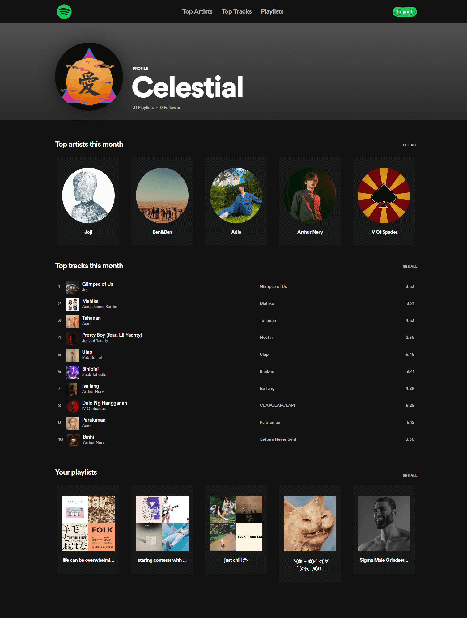 Spotify Viewer screenshots 2