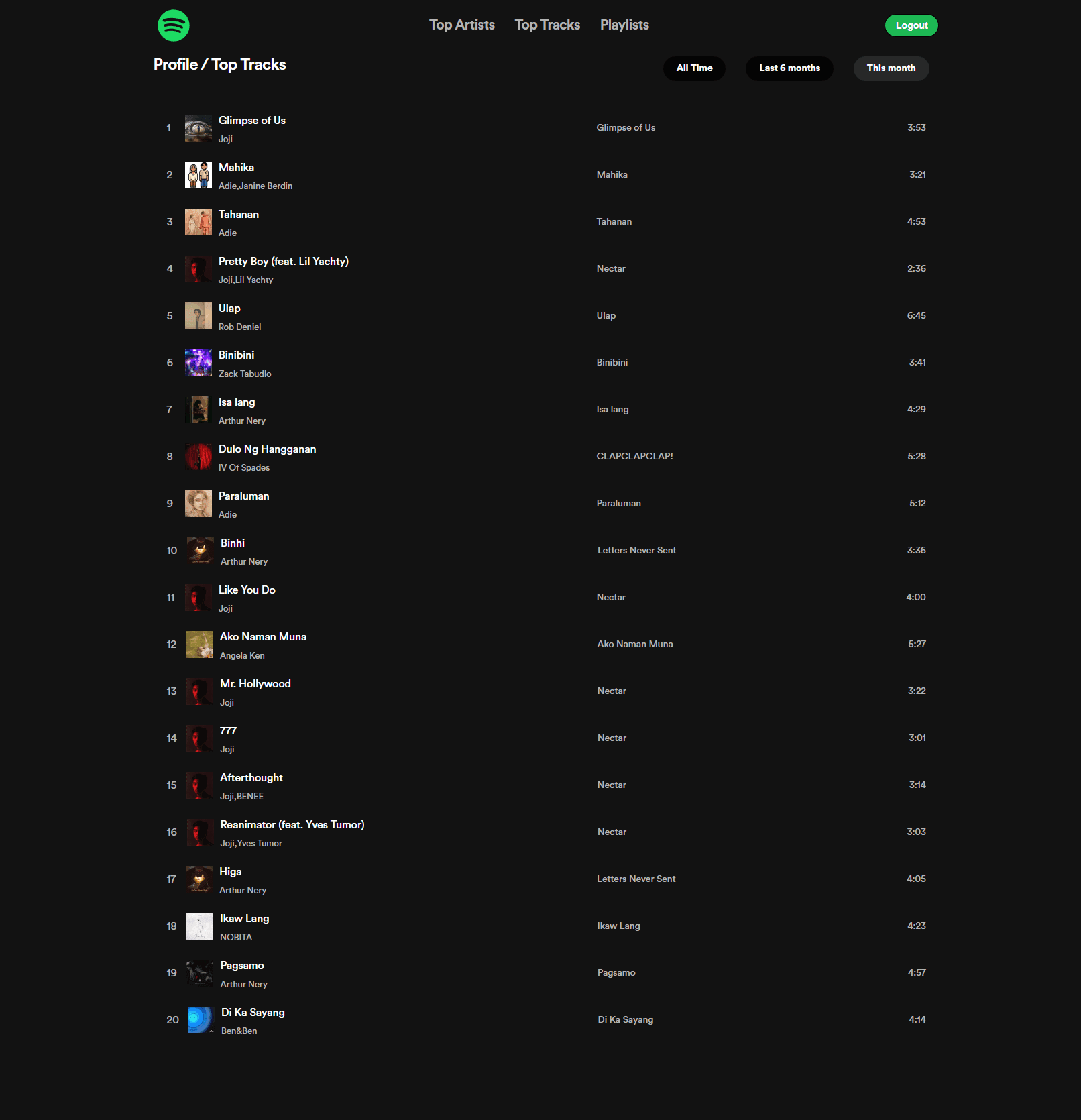 Spotify Viewer screenshots 8